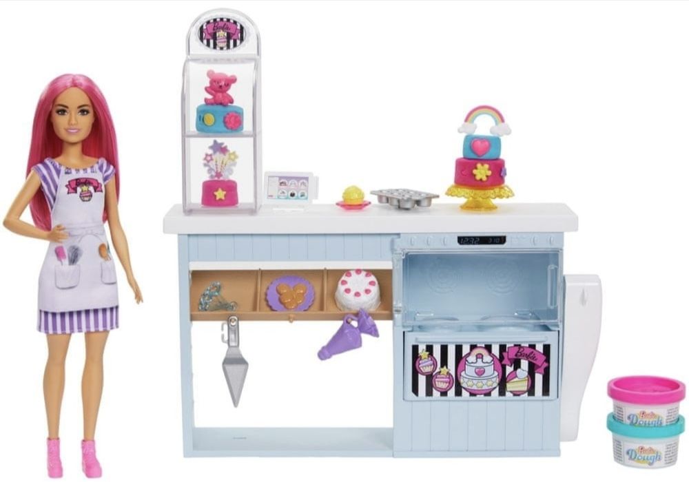 Barbie cukiernia zestaw z lalką
