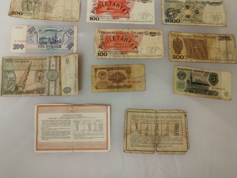 Stare banknoty PRL