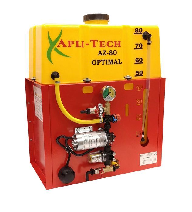 Aplikator do zakiszania Apli-Tech AZ-80 Optimal 80L Shurflo Producent Dostawa Zakiszacz opryskiwacz pryzm prasa przyczepa