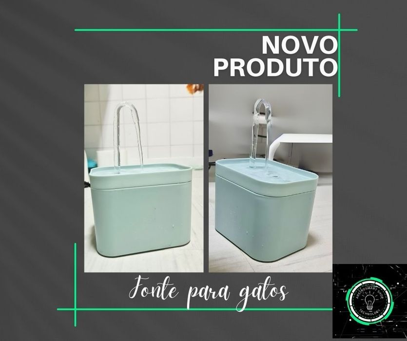 Fonte de Água para Gato