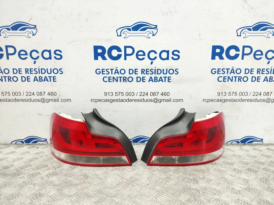 Farolins traseiros trás direito esquerdo LED originais BMW Serie 1