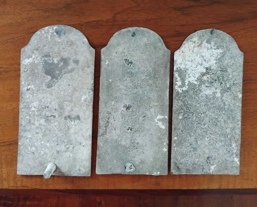 Placa antiga perigo de morte.