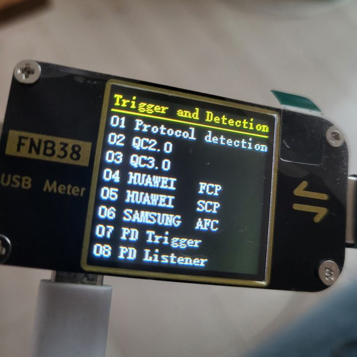 Usb trigger tester Fnirsi FNB38
