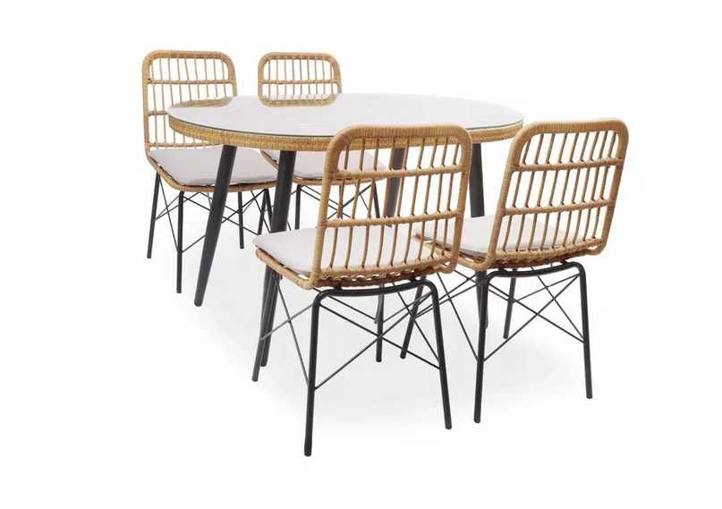 PROMOCJA Zestaw mebli ogrodowych technorattan komplet BOHO 4 os