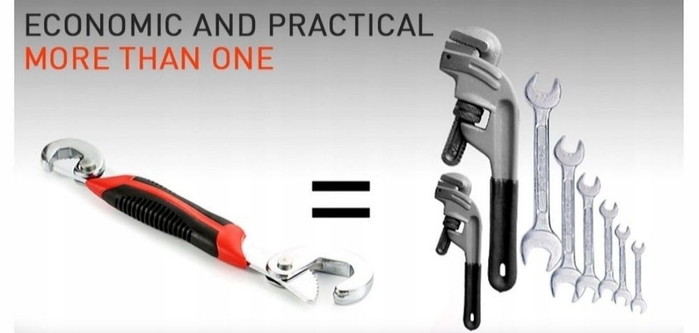 NOWY zestaw komplet 2xKEYSWITCH klucze uniwersalne wielozadaniowe 9-32