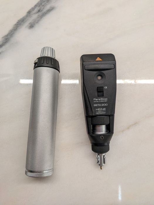 Cabeça de Retinoscópio  Heine e punho((novo)