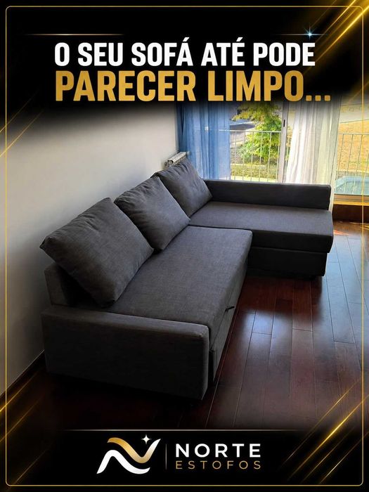 Limpeza Profissional de Sofás ao Domicílio no Porto