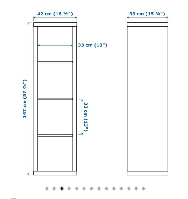 Шкаф відкритий стелаж пенал для дитячої вітальні