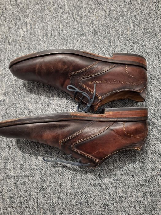 Skórzane męskie buty Bugatti rozm. 44