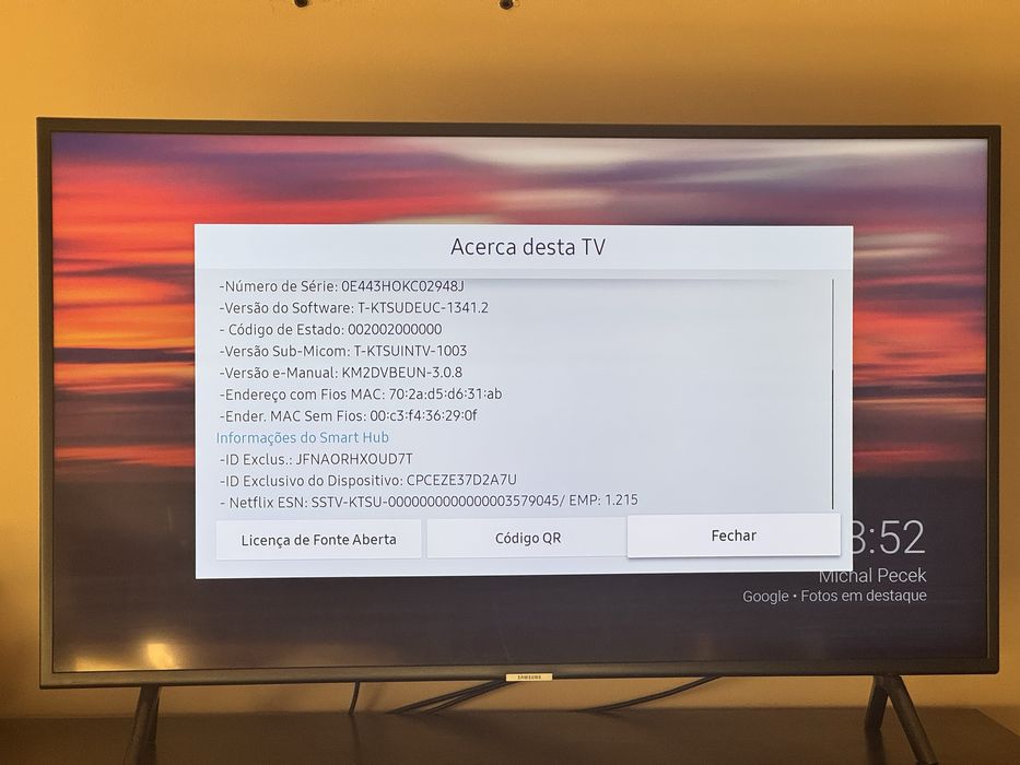 Samsung 40" LED UltraHD 4K