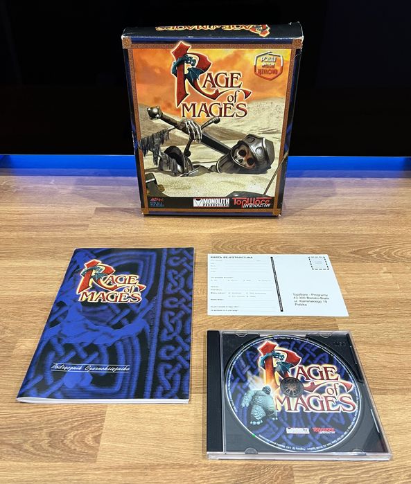 Rage of Mages (PC PL 1999) BIG BOX polskie premierowe wydanie