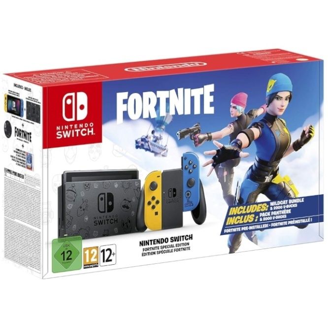 Konsola nintendo switch fortnite special edition  +  gra Pokemon Scarl