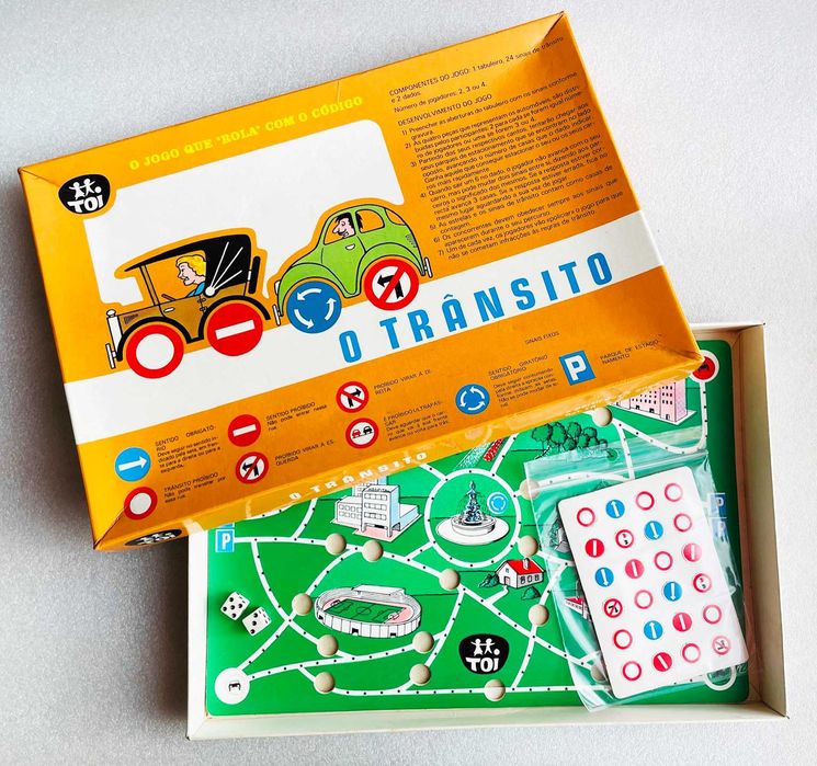 Vintage Game "O Transito" by Toi ~ 1980s ~ Complete ~ ULTRA RARE