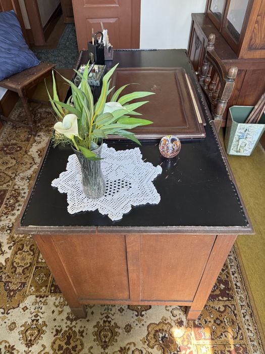 Mesa de escritório em madeira dos anos 70