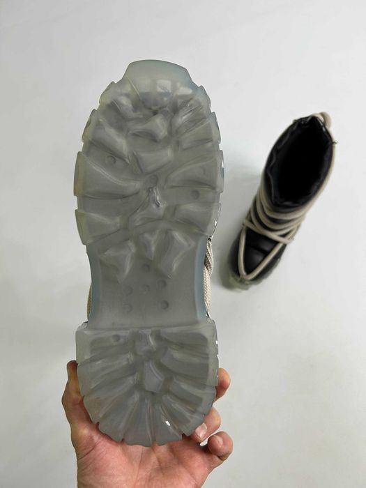 Rick Owens Mega Lace Lunar Mega Tractor Boots черевики чоботи чорні