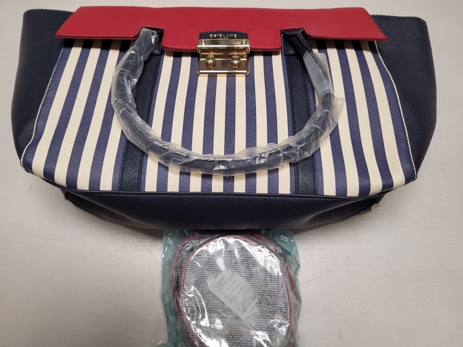 Torba w paski marynarska nowa