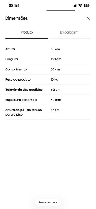 Mesa de centro para exterior Kave