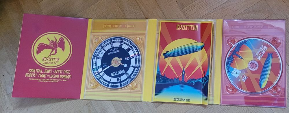 Cd÷ DVD celebration day led zeppelin Plant Page rock hits płyta