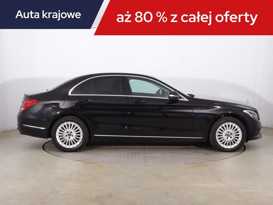 Mercedes-Benz Klasa C C 180, Serwis ASO, Automat, Skóra, Navi, Klimatronic, Tempomat,