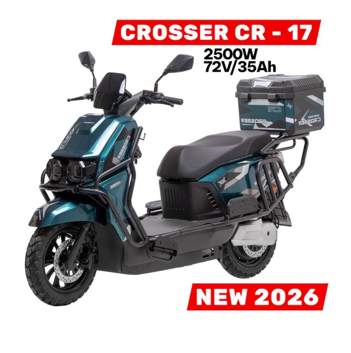 Електроскутер Crosser CR-17 / модель 2026/ 2500W/ 72V 35Ah