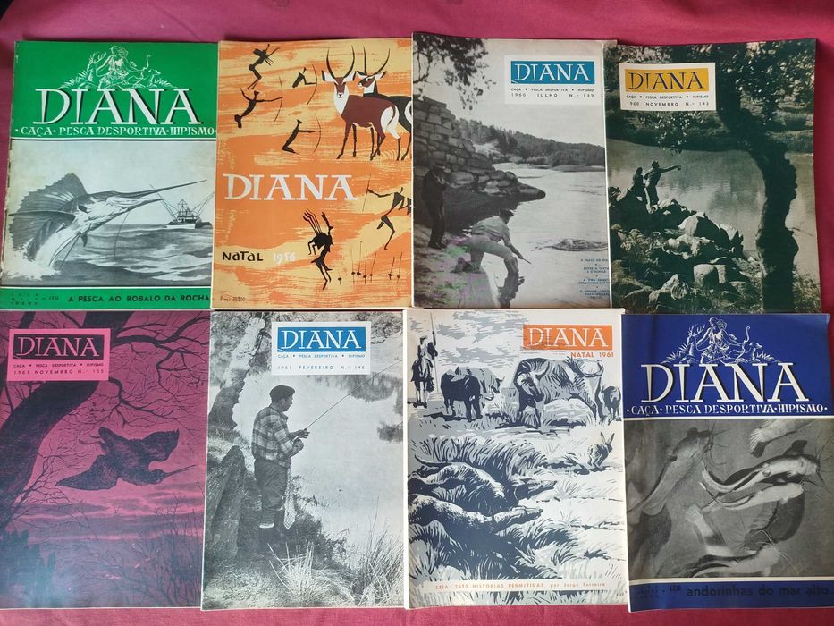 Revista DIANA Caça, Pesca Desportiva e Hipismo (44 Revistas Antigas)