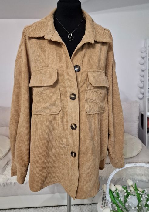 Koszula sztruksowa,camel.