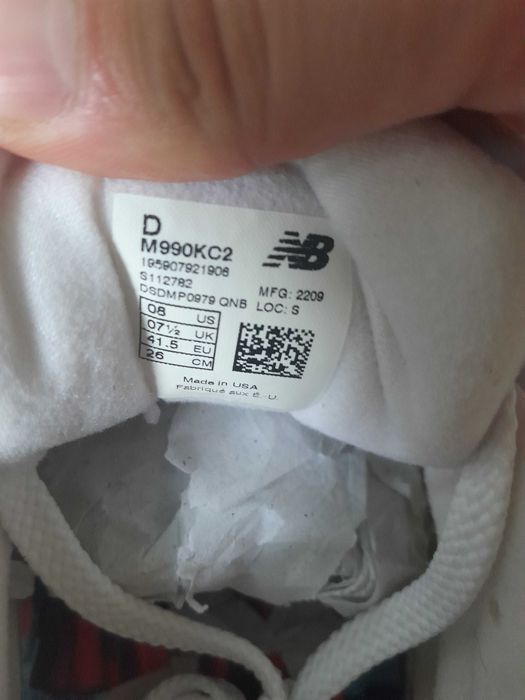New Balance 990v2 Kith Cyclades (with Socks)