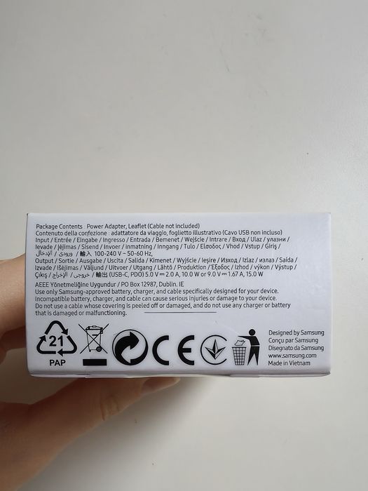 Power Adapter Samsung 15w