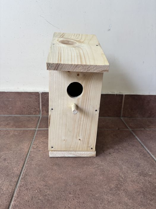 Drewniana Budka dla ptakow - nowa