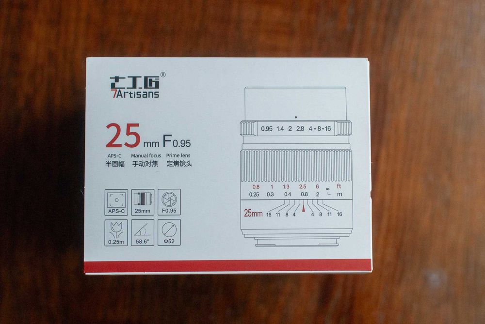 Obiektyw Sony E 7 artisans 25mm F0.95 Vintage look! Sample