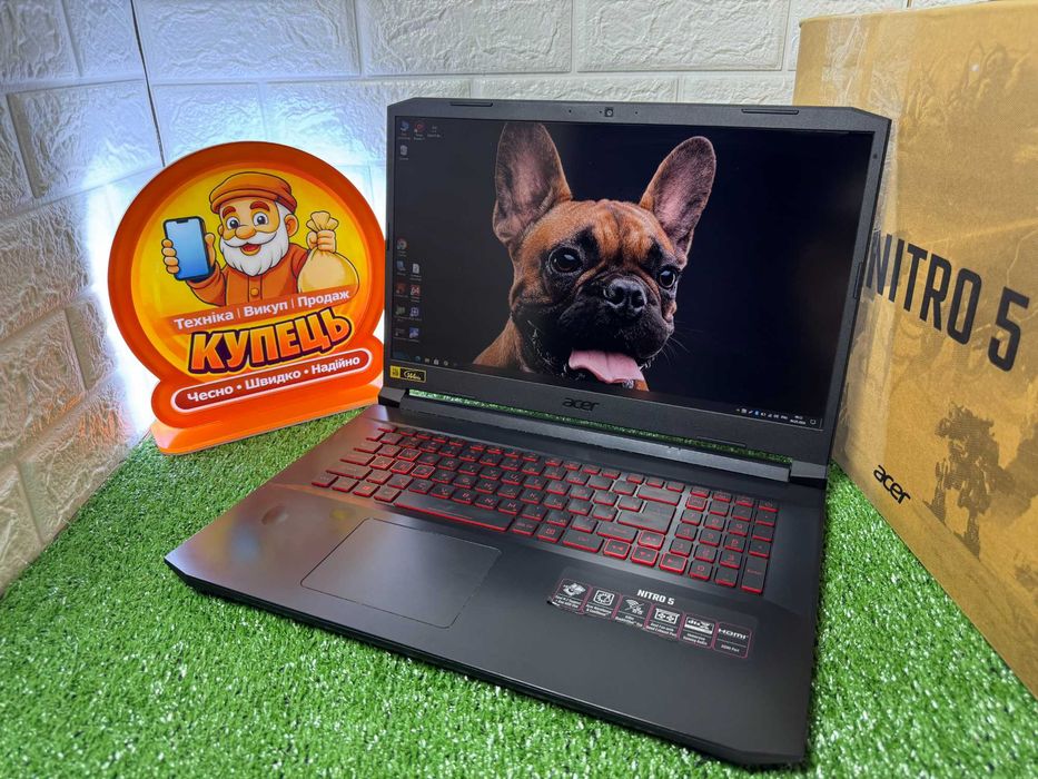 Acer Nitro｜3050｜i7-11800H｜17.3" FHD｜144Гц｜OЗУ 16 gb｜SSD 1tb