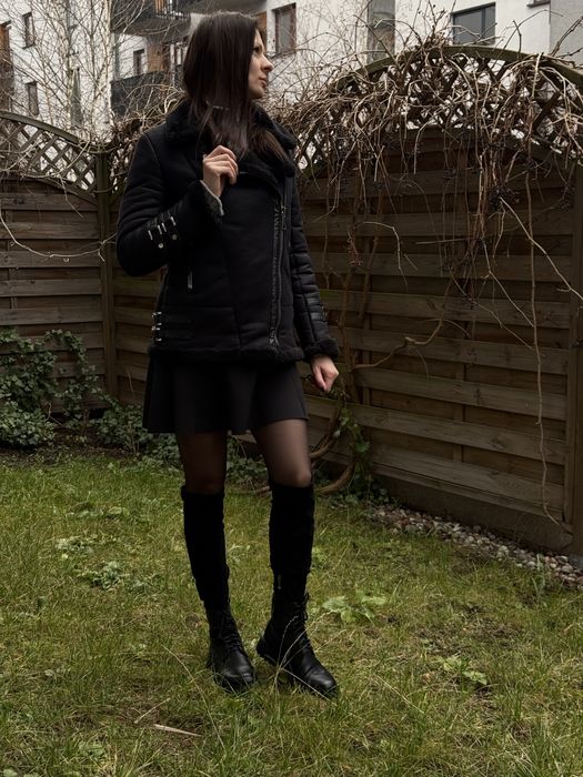 Cięższe botki, r. 40 – militarny styl, regulowane, idealne na wiosnę