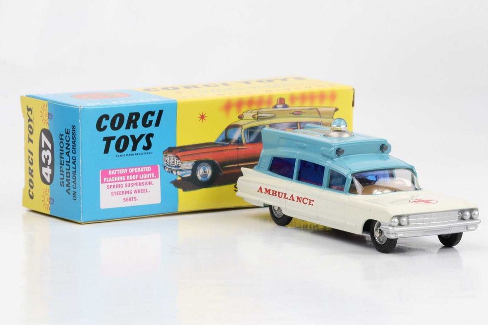 Miniatura Corgi Toys Cadillac Ambulancia N° 437