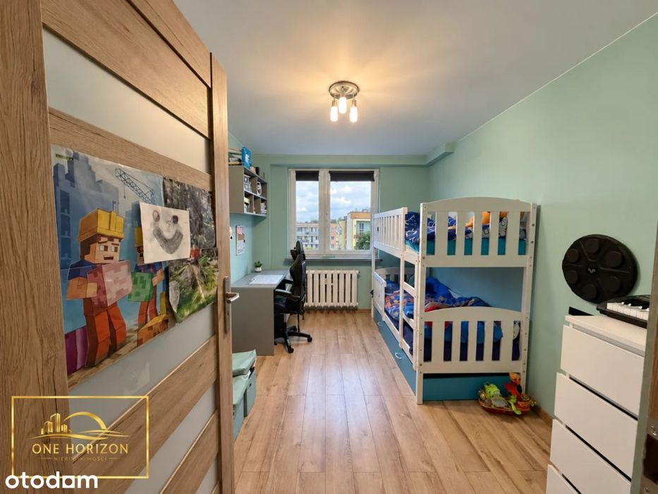 3 niezależne pokoje | 62,80 m2 | wyposażone !