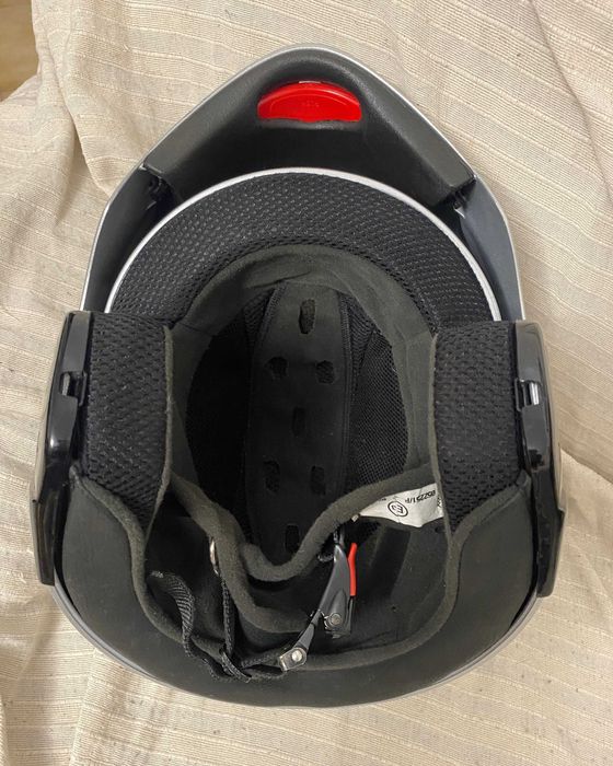 Capacete modular Airoh AR 300 - cinza prata (tam. M)