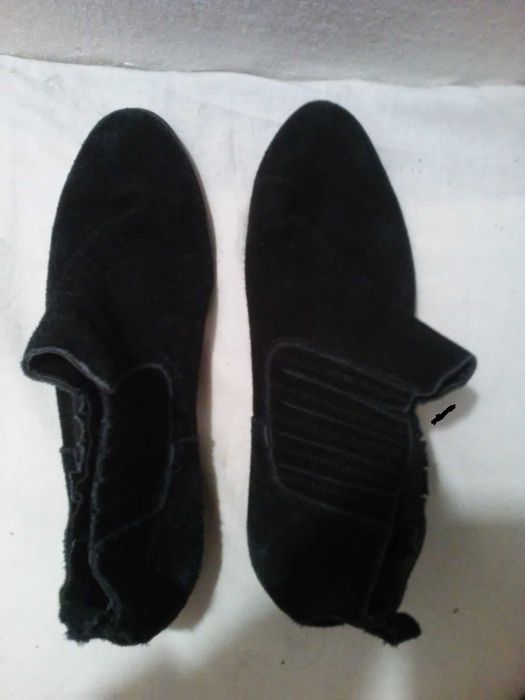 buty botki/ sztyblety SKÓRA zamszowa! wkładka 26cm