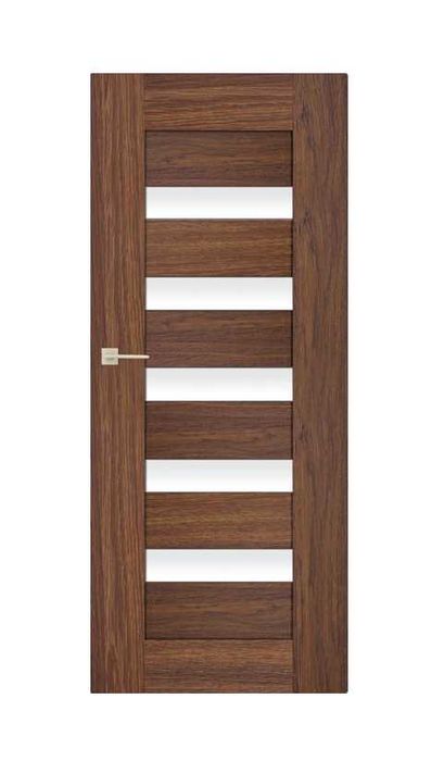 Drzwi POL-SKONE Sempre W2 pokojowe łazienkowe Merbau Royal 80 90 LP