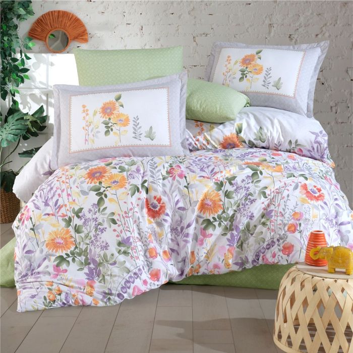 Постельное белье Clasy ранфорс евро цветочные дизайны