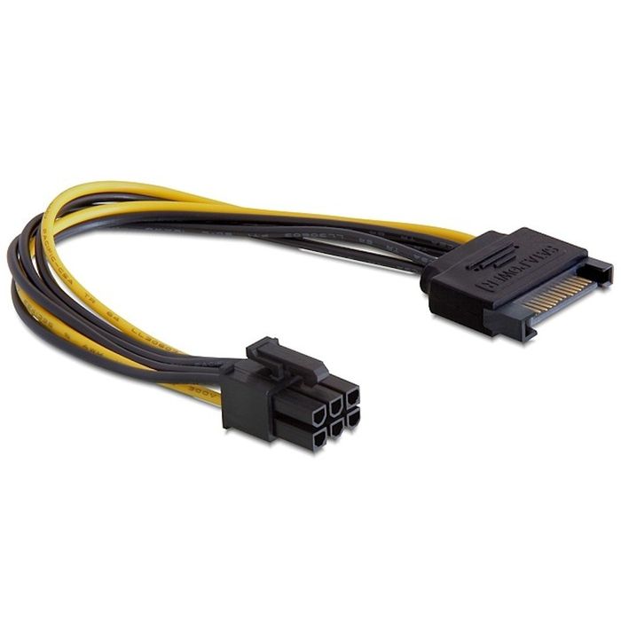 Cabo sata para 6pin vga