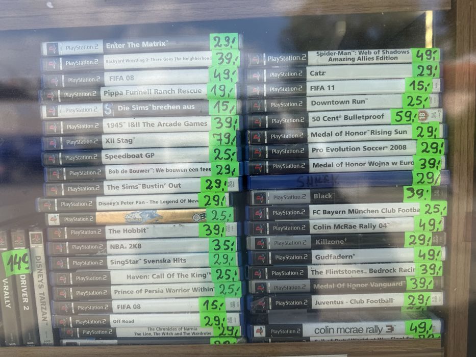 Gry konsola Sony Ps2, różne tytuły, rarytasy