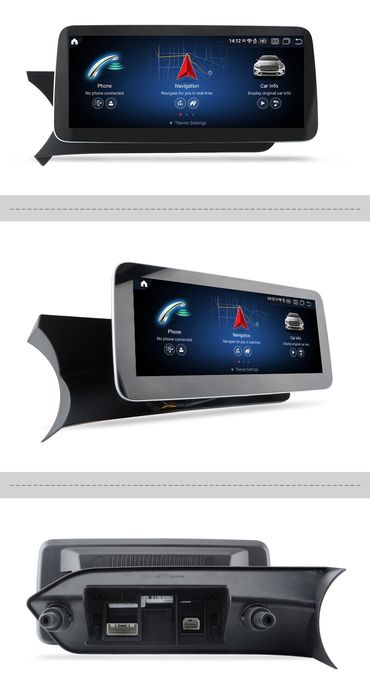 Rádio Android Mercedes W204 GLC Classe V 8/256GB Carplay GPS WiFi NOVO