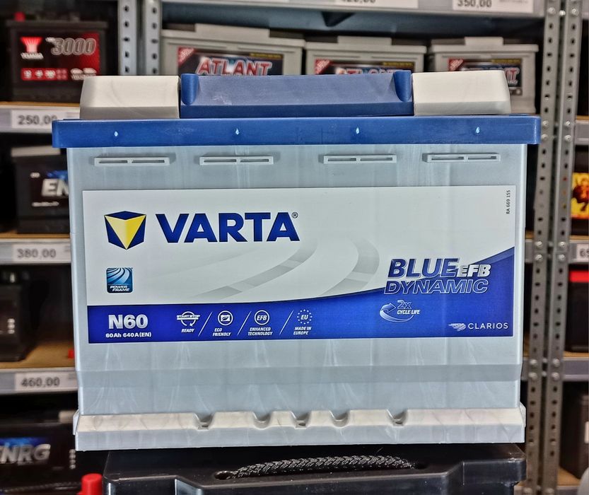Akumulator Varta EFB 12V 60AH 640A N60 nowy start-stop