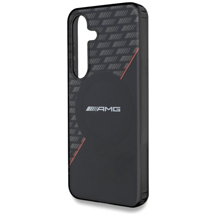 Etui AMG Double Layer Rhombs MagSafe do  Samsung Galaxy S25