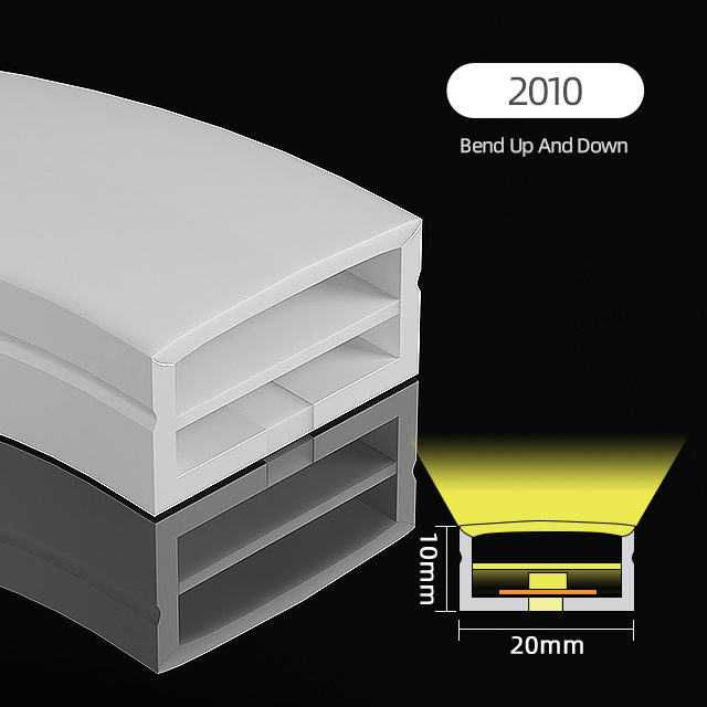 Sylikonowy profil LED uniwersalny 20x10