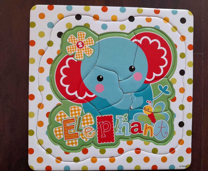 Puzzle dla dzieci 1,5-2 latka. 3szt-