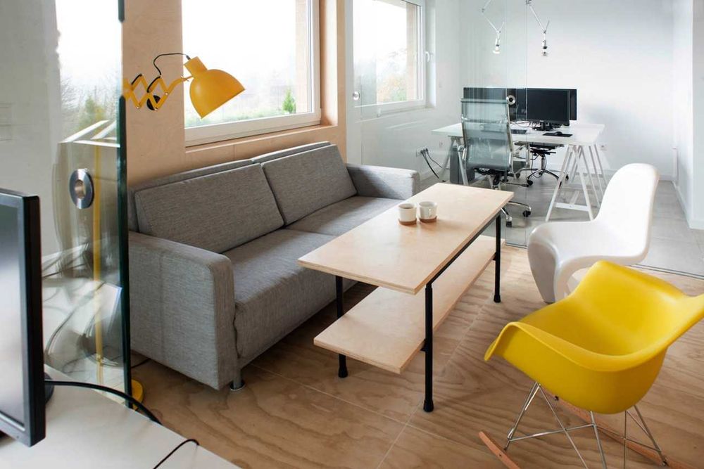 Biuro 33,18 m² z tarasem | designerskie, gotowe do pracy | kuchnia i łazienka