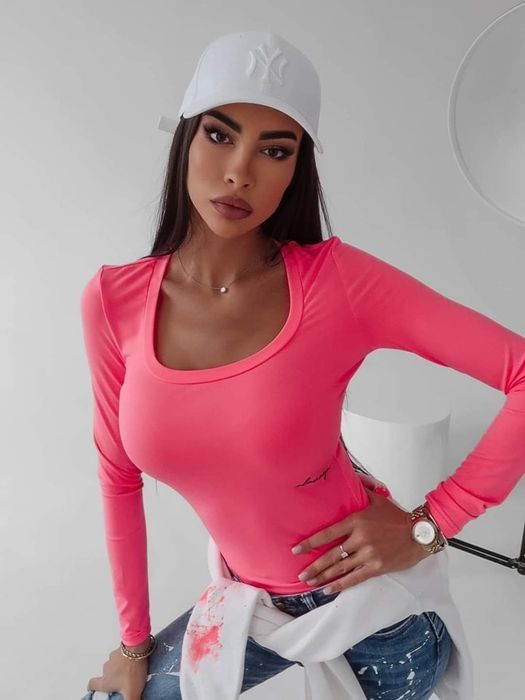 Body Olavoga Fango S M biale czarne neon róż pomarańcz