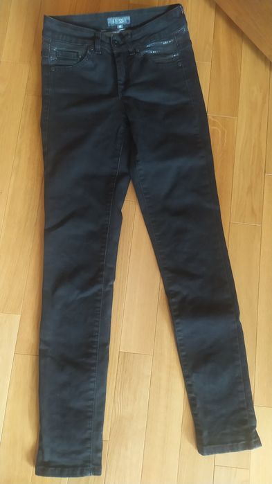 Rocks jeansy spodnie damskie XS/30 czarne