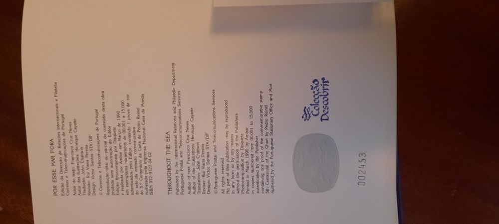 Filatelia Livros temáticos ctt