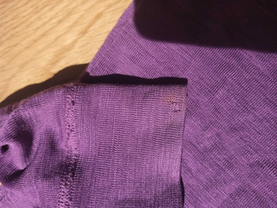 110/116 Koszulka z długim rękawem 100% merino reflex